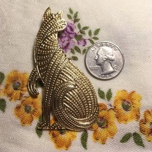 463. Vintage cat brooch